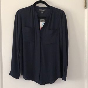 Navy blouse